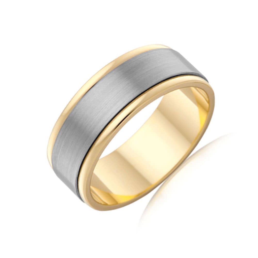 Titanium and Gold Ring TIJ3880