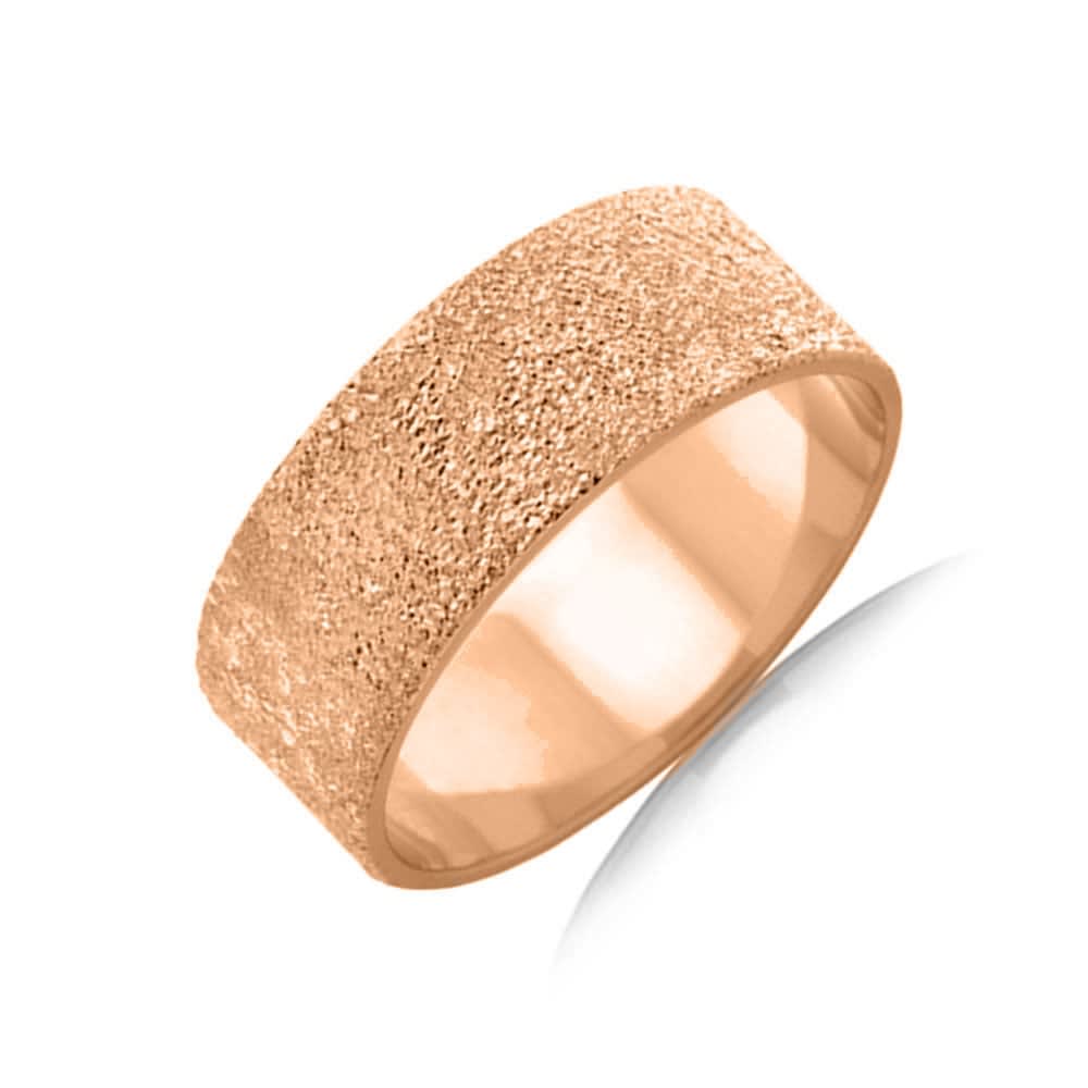 Carved Finish Mens Ring F3860