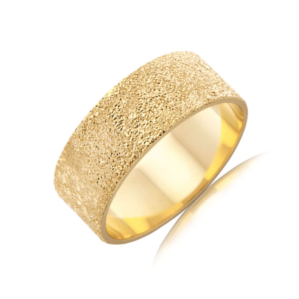Carved Finish Mens Ring F3860
