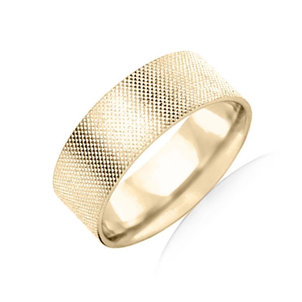 Patterned Mens Ring F4118