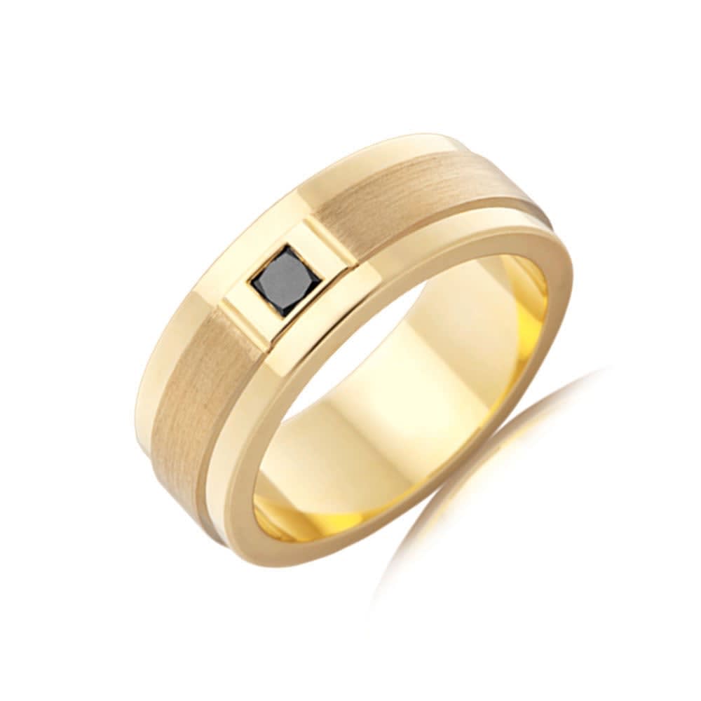 15point Black diamond ring F4286