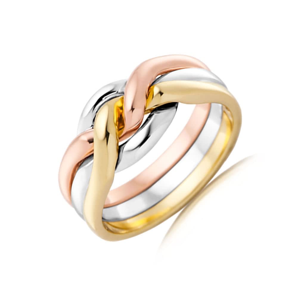 Two Tone puzzle Ring