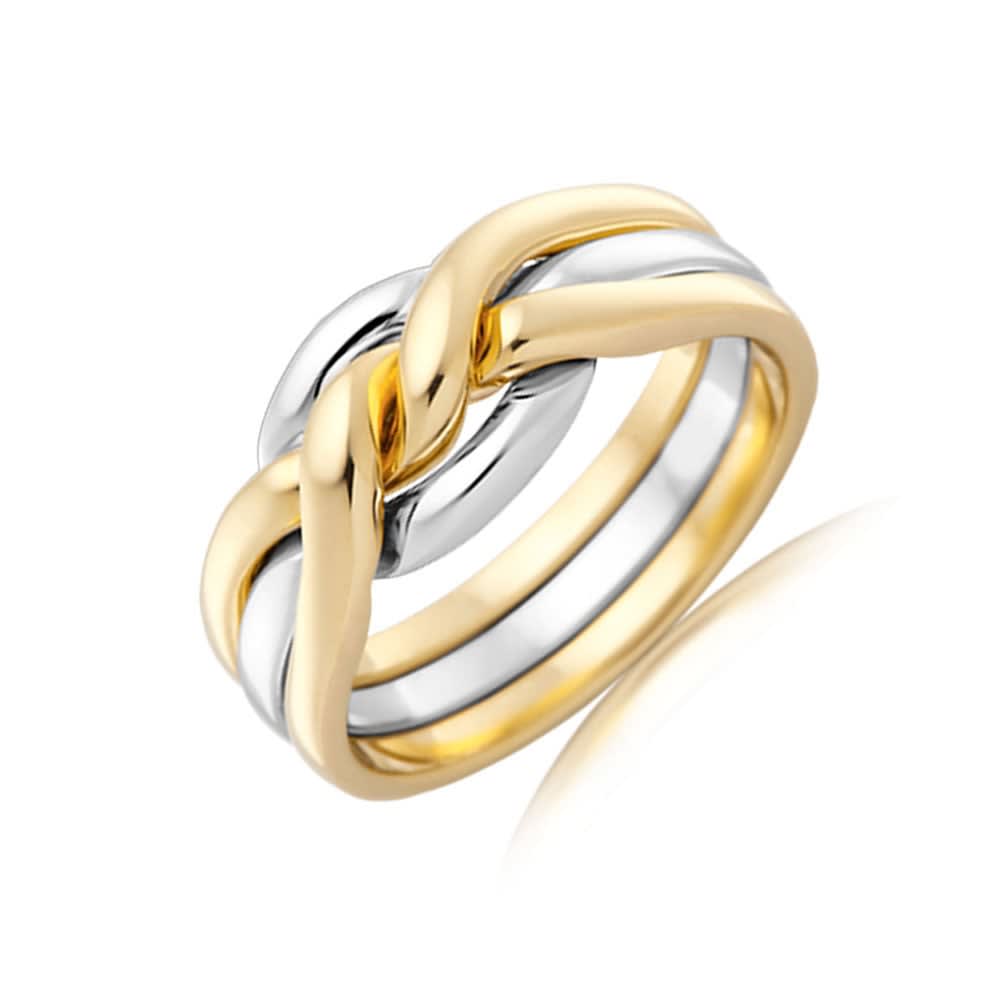Two Tone puzzle Ring