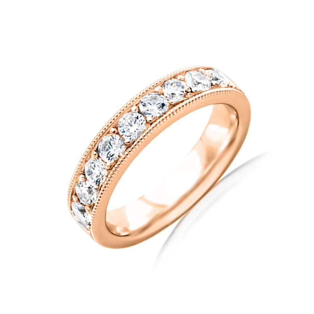 Pave set with miligrain ring HR4120