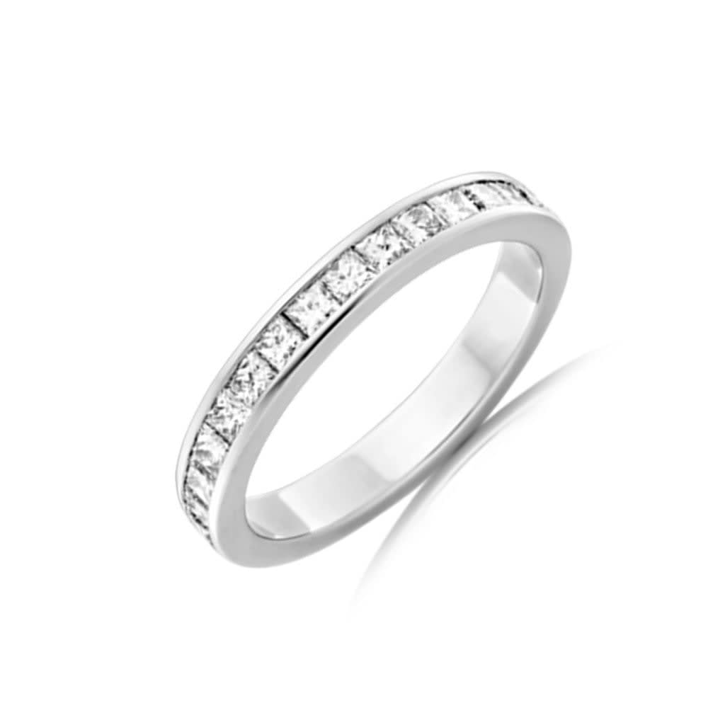 Princess cut channel set B4239
