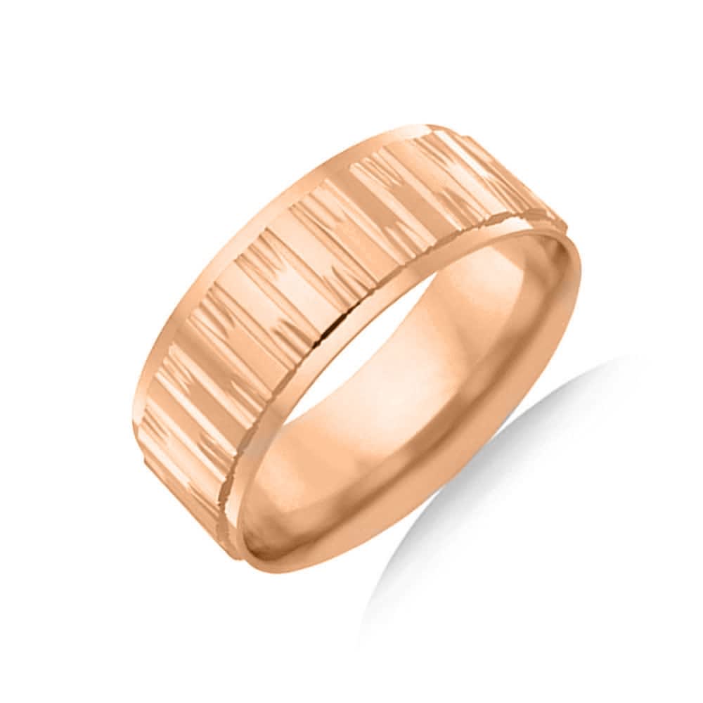 Carved mens ring F1464