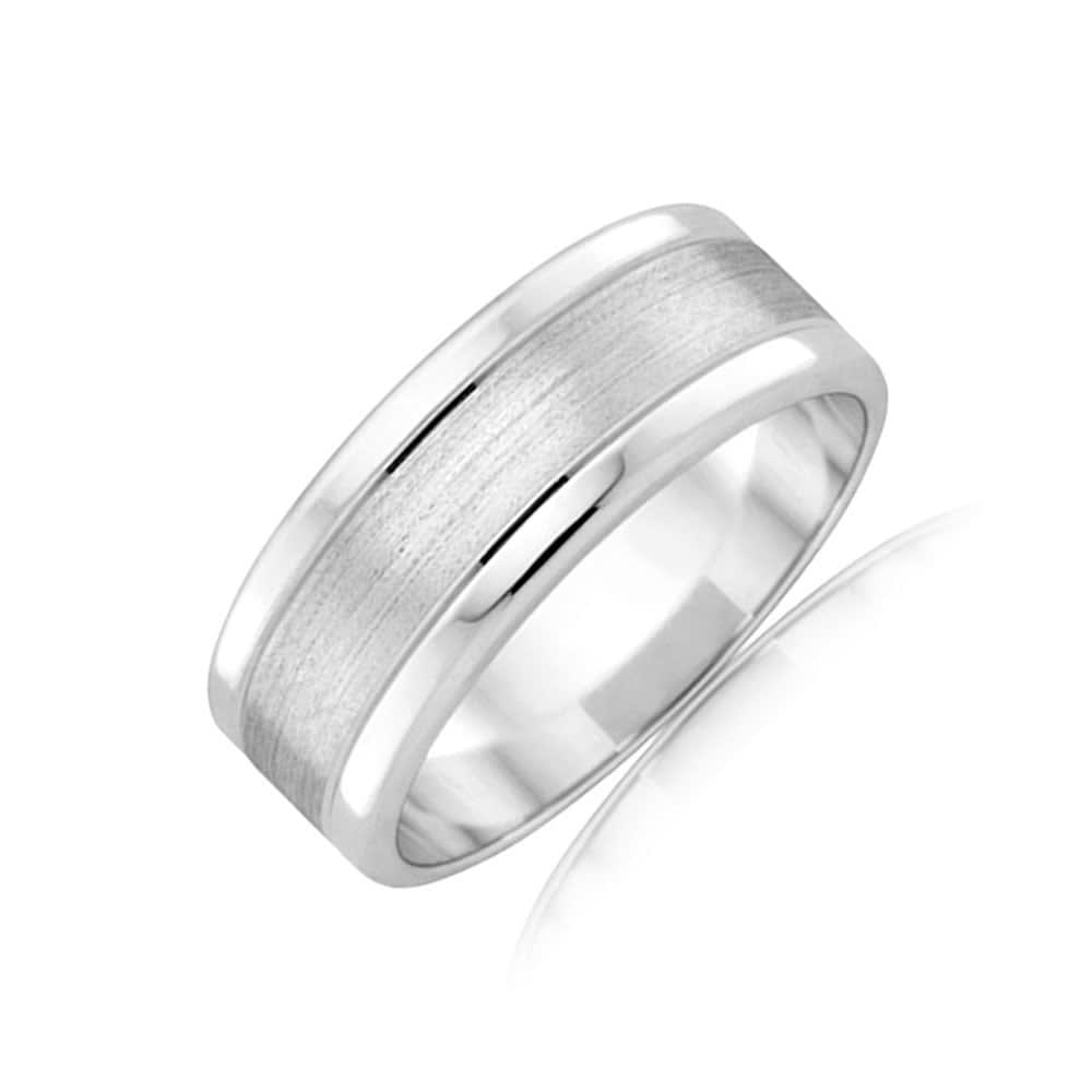 Centre Matt Wedding ring F2702