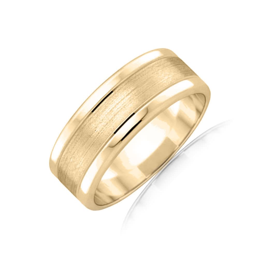 Centre Matt Wedding ring F2702