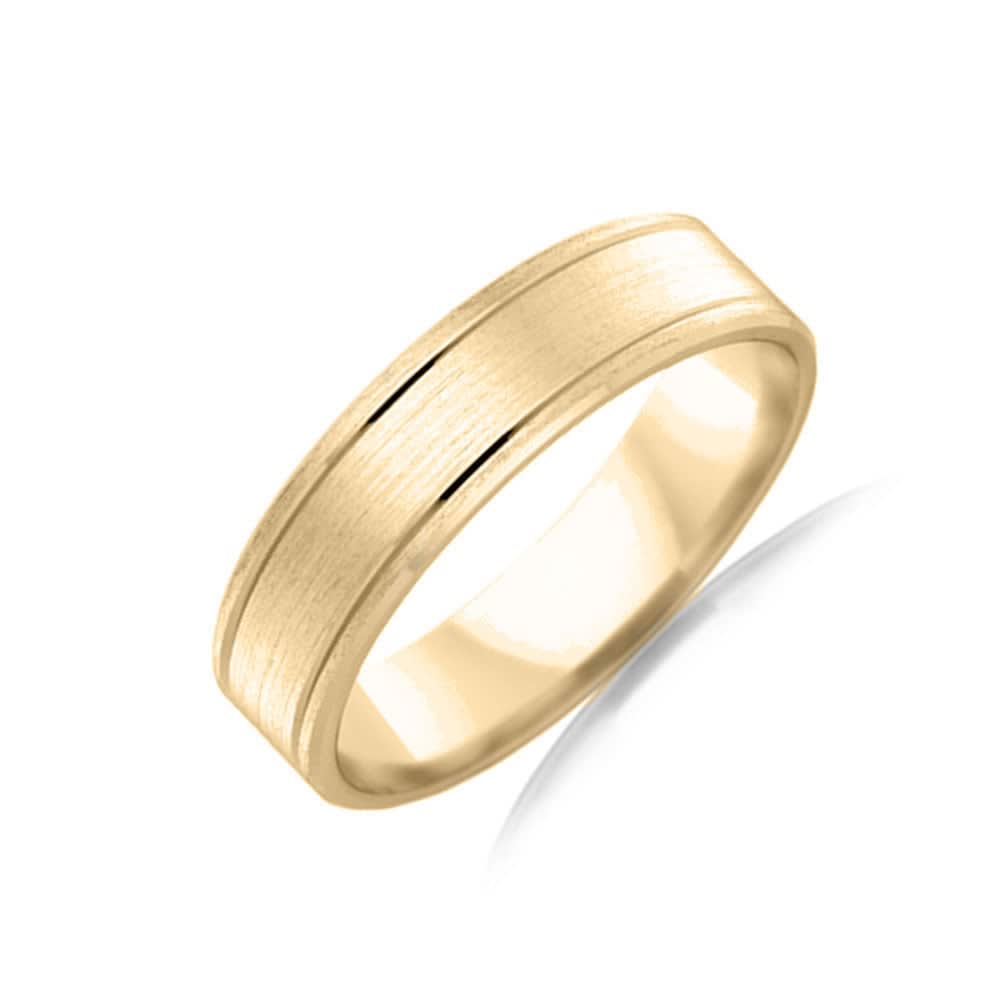 Matt finish Mens Wedding band F2774