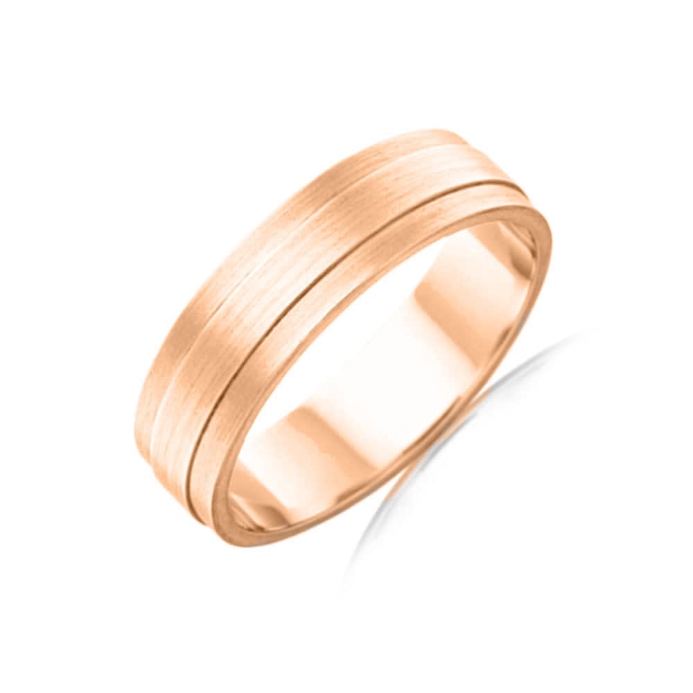Matt finish Mens Wedding ring F3621