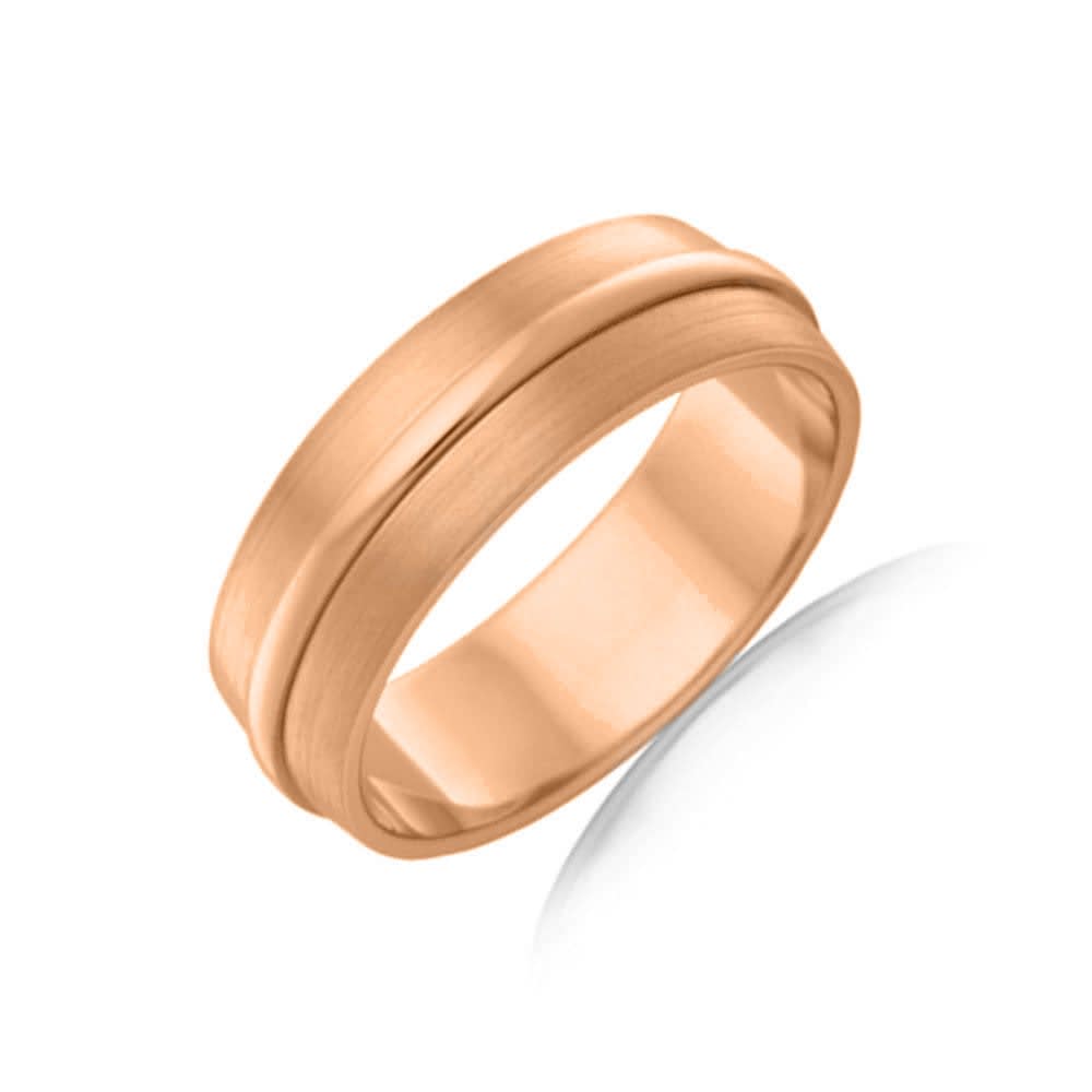 Matt finished Mens wedding ring J3504