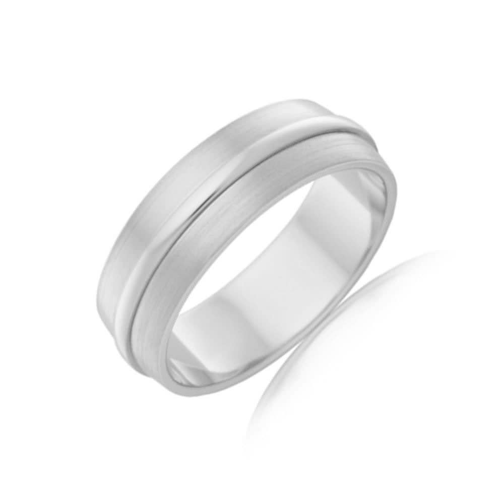 Matt finished Mens wedding ring J3504