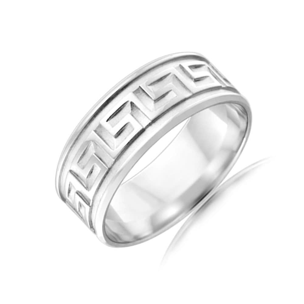 Meander Mens Wedding Ring FB2576