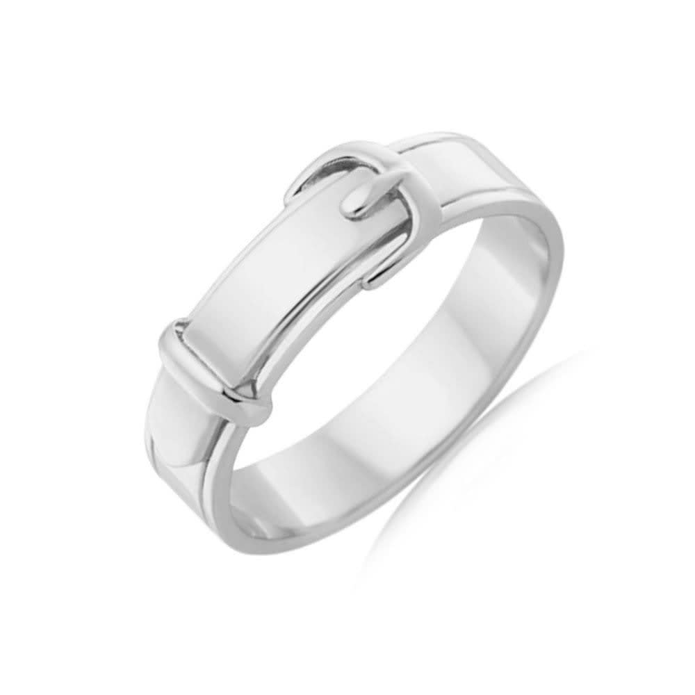 Buckle mens Wedding ring