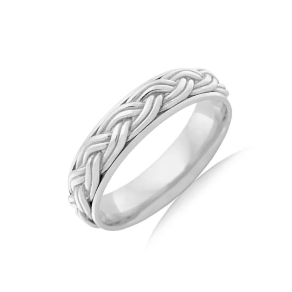 Double plated pattern ring J1482