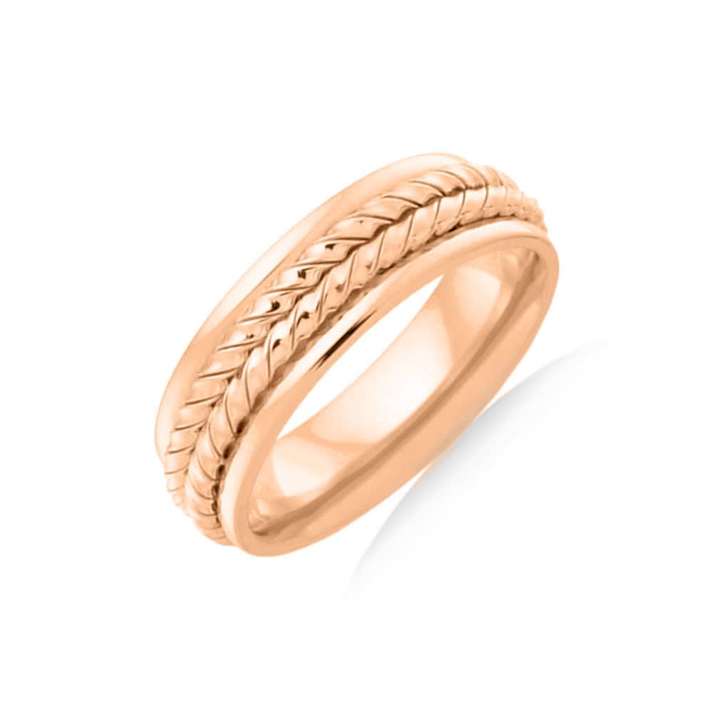 Patterned Mens Wedding ring J1960