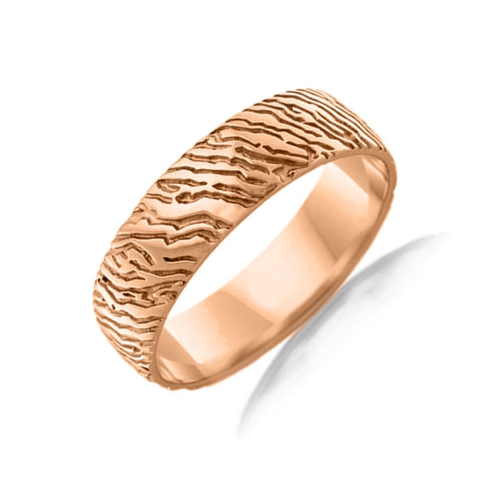Carved Mens Wedding ring J3597
