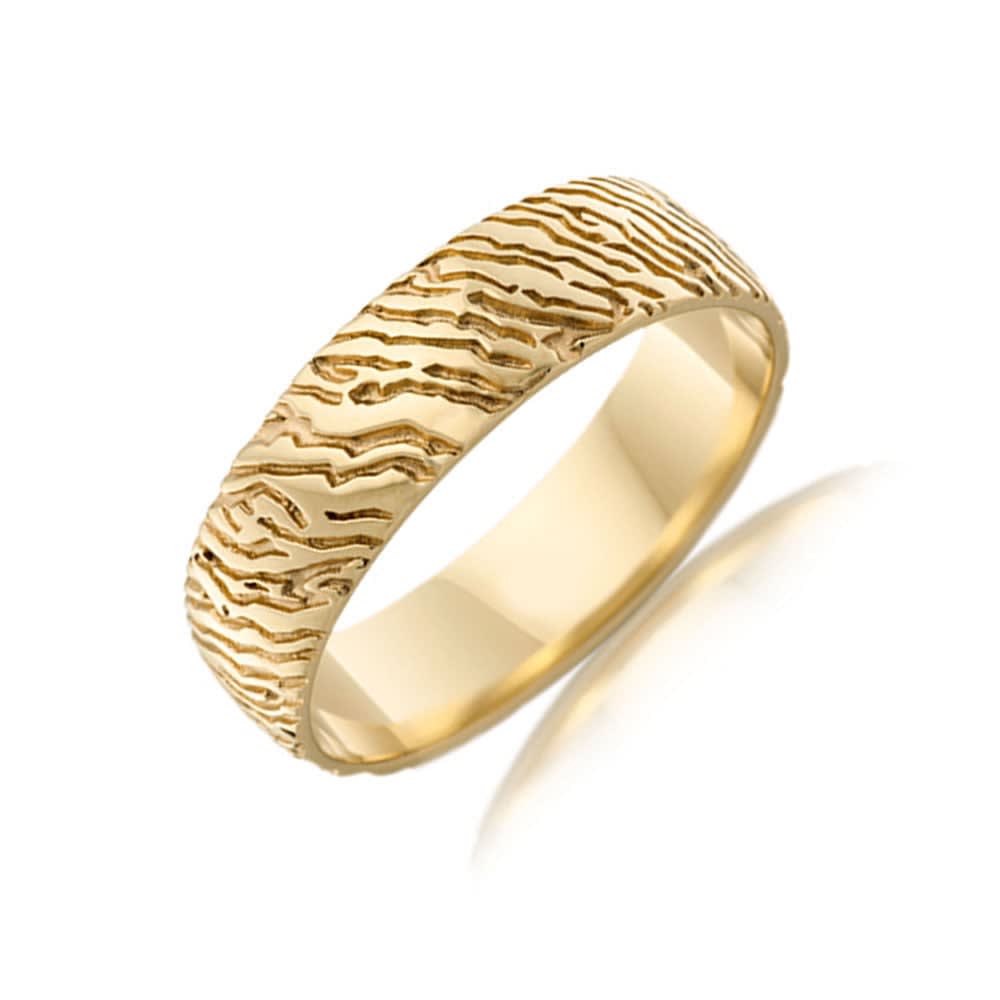 Carved Mens Wedding ring J3597