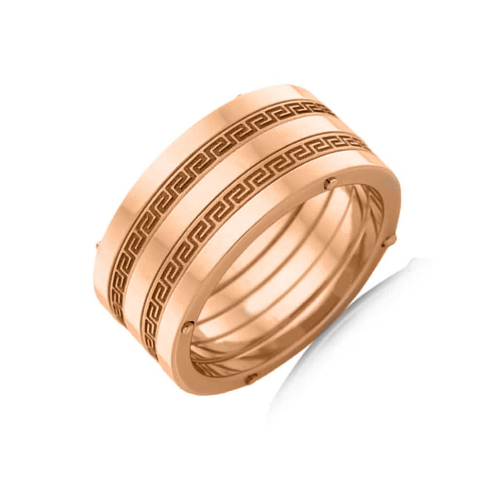 Meander Mens Wedding ring