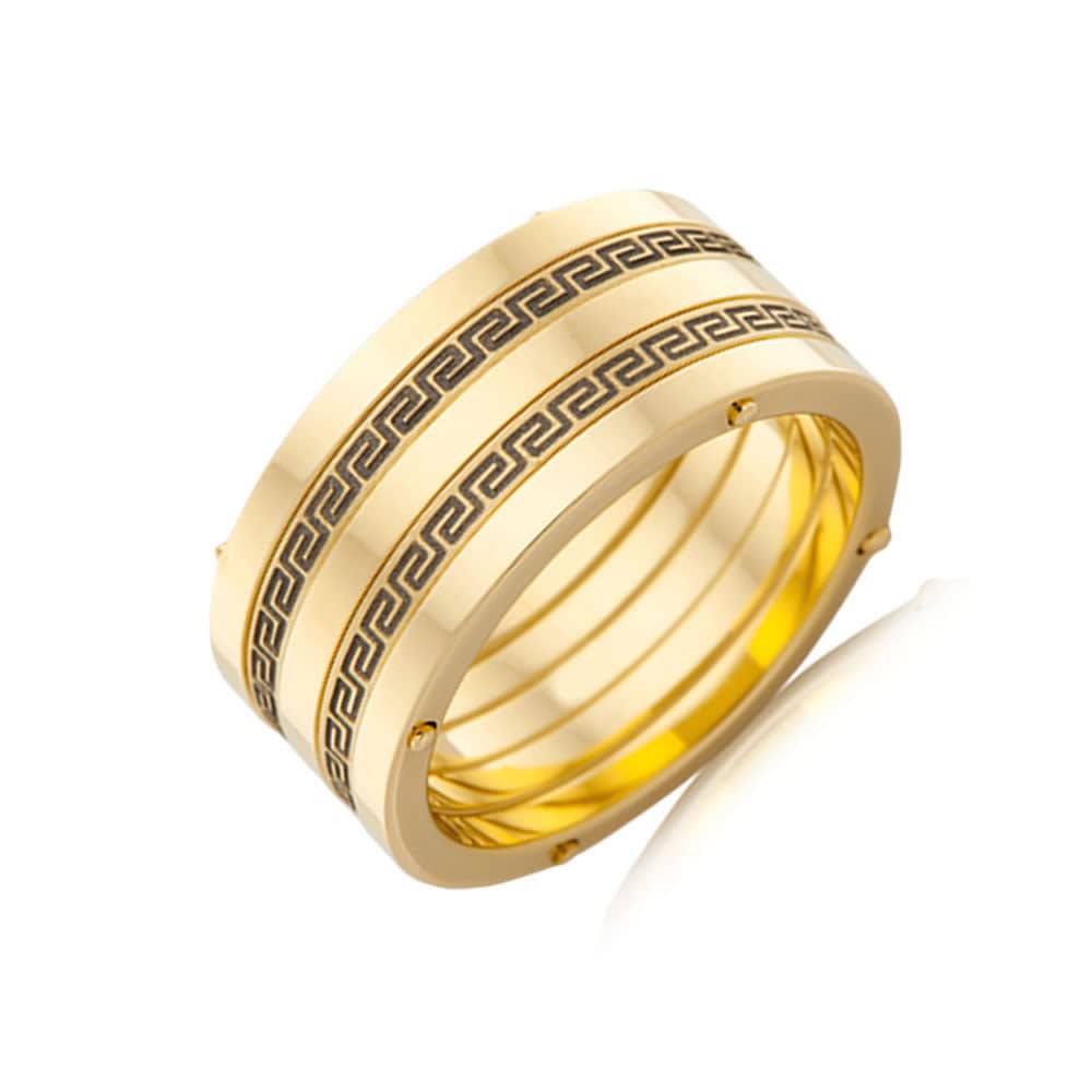 Meander Mens Wedding ring