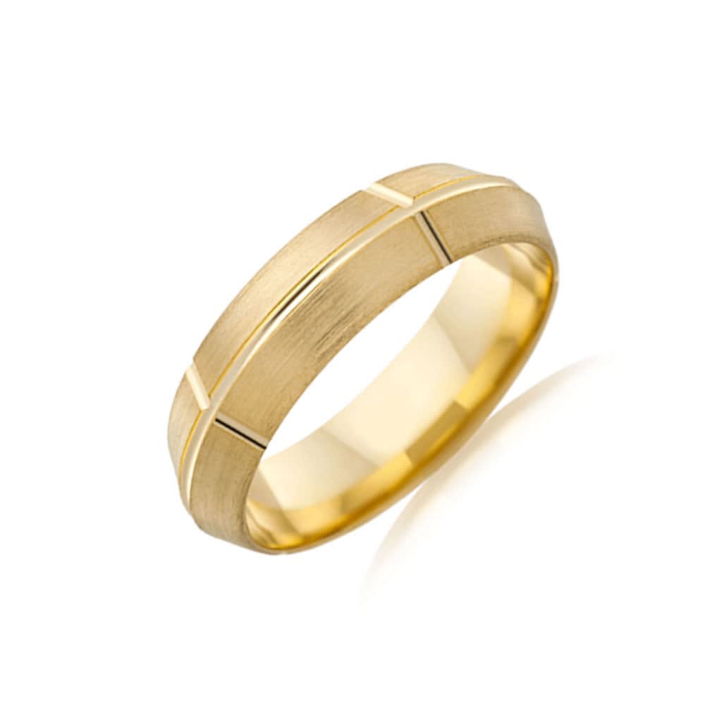 Matt finish mens wedding ring WR3546