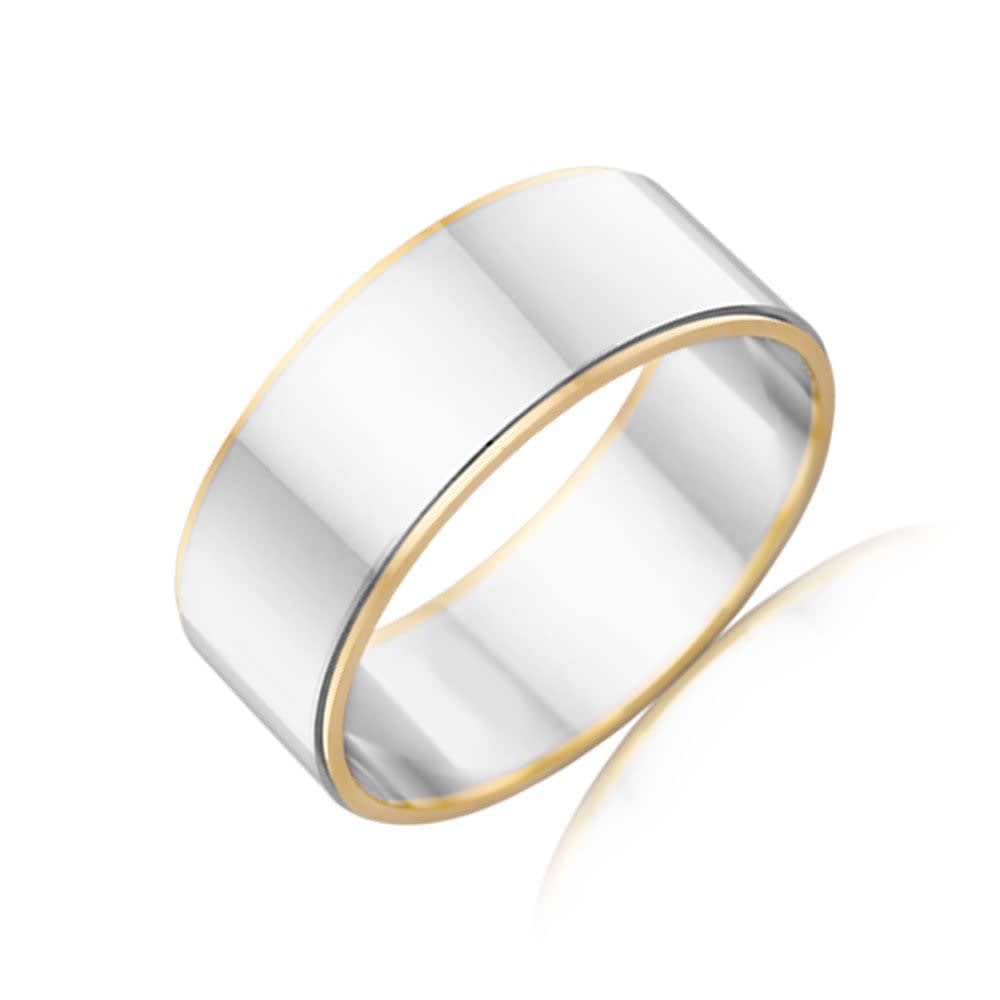 Two tone Mens Ring 2T1080