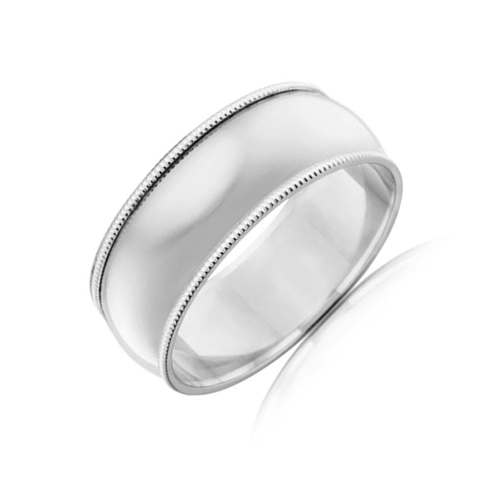 Two Tone Mens Wedding Ring 2T1433