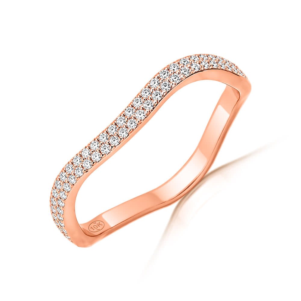 wish bone plain ring