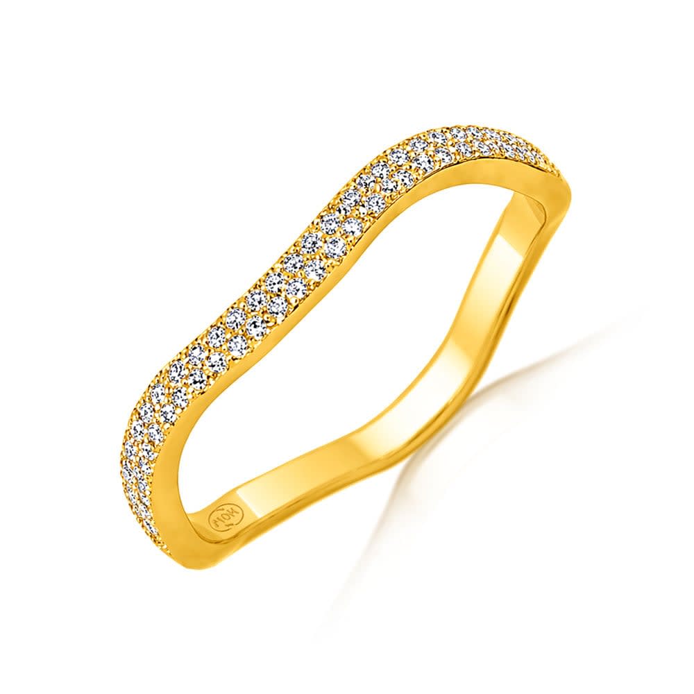 wish bone plain ring