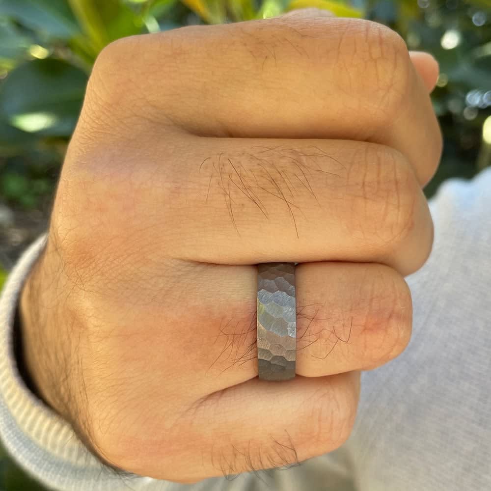 Hammered finish Tantulam Ring 292A26