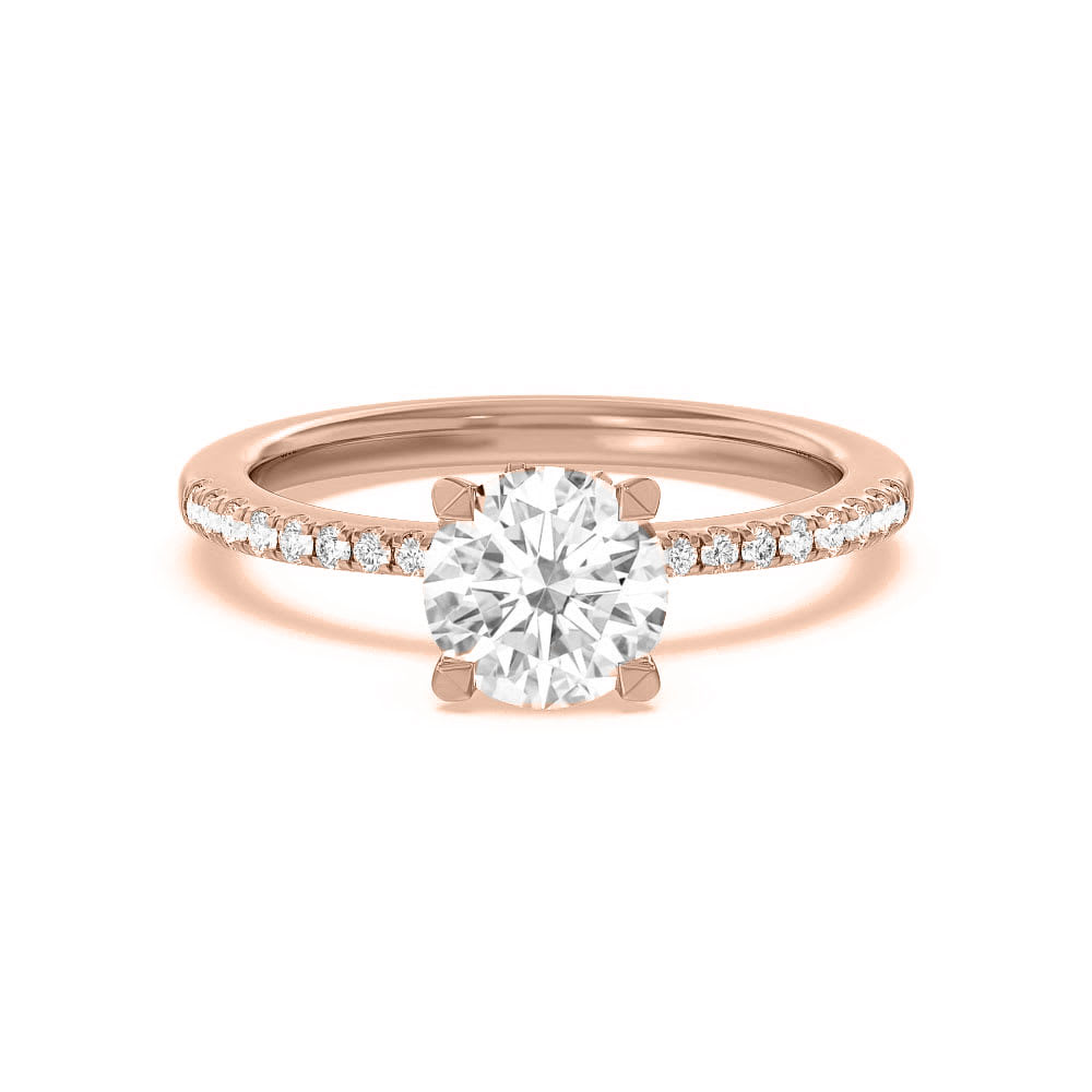 classic pave Engagement Ring