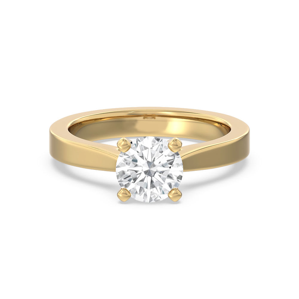 Solitaire Cathedral Engagement Ring | Temple & Grace AU
