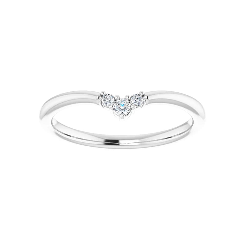 tiara style wedding band