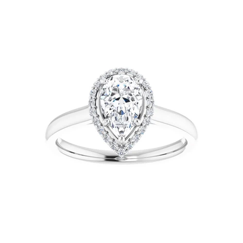 Pear Shaped engagement ring