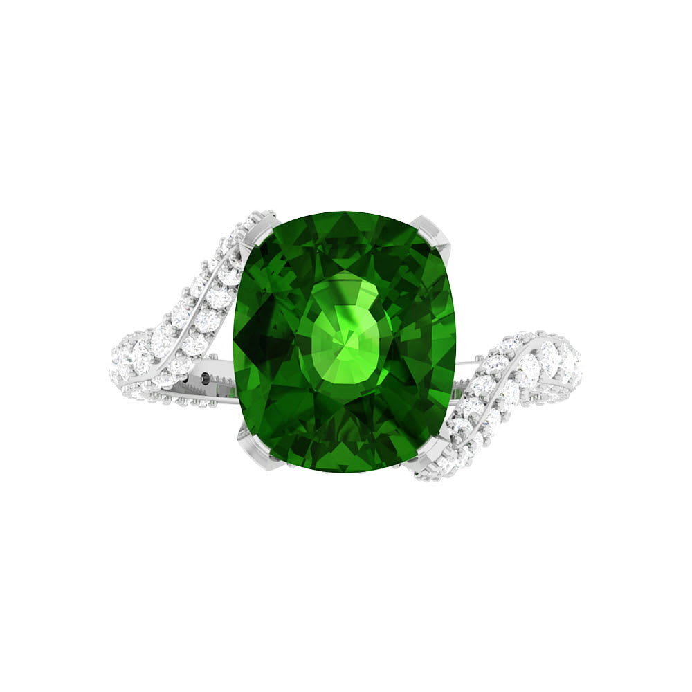 5ct Cushion Cut Tourmaline Dress Ring