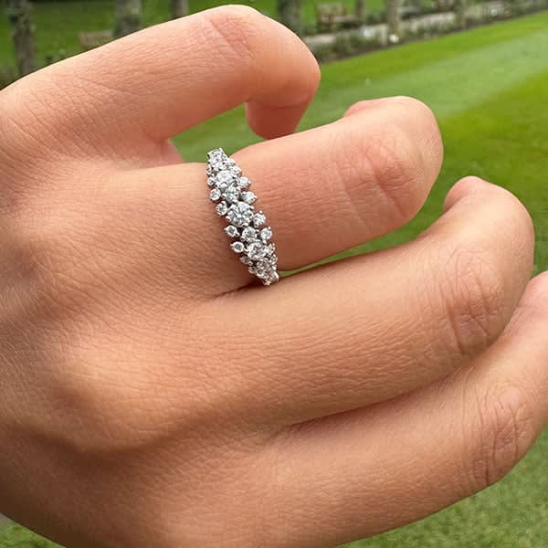 Art deco style diamond ring