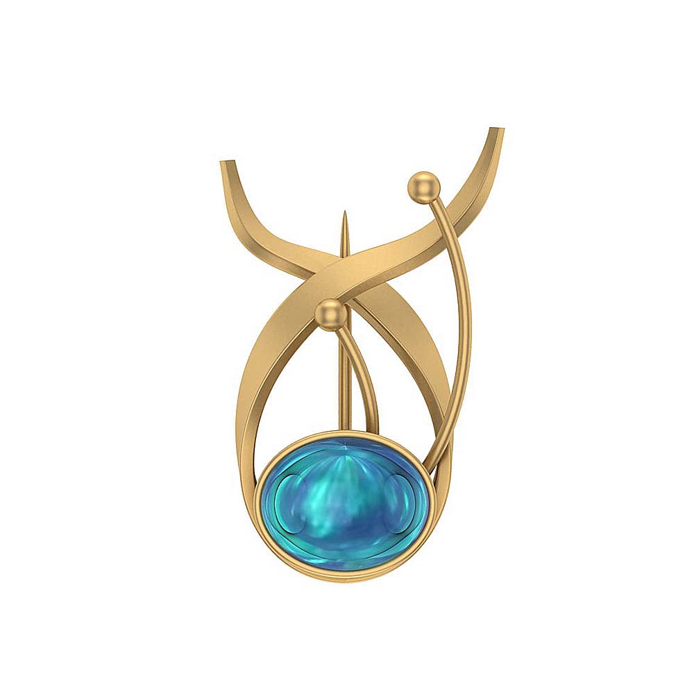 Natural Triplet Opal brooch | Temple & Grace AU