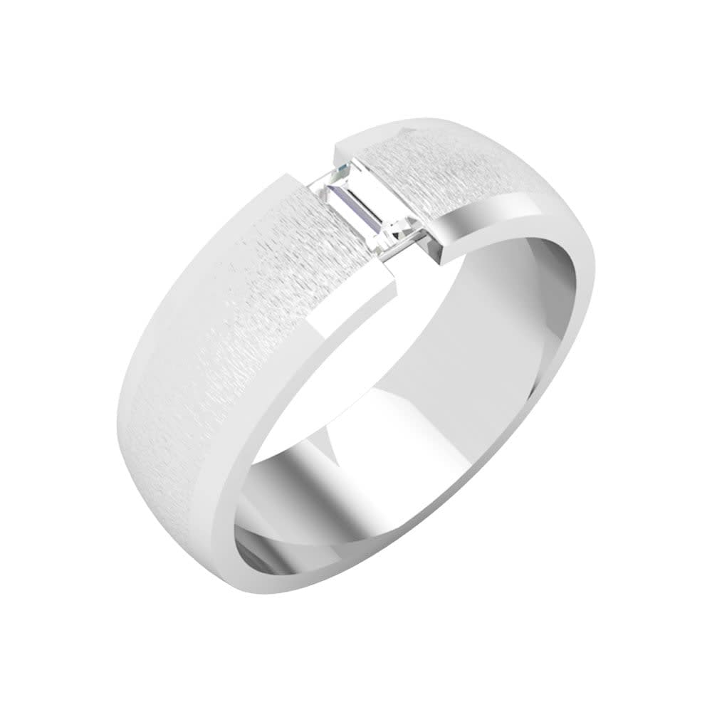 Unisex Wedding Diamond Band