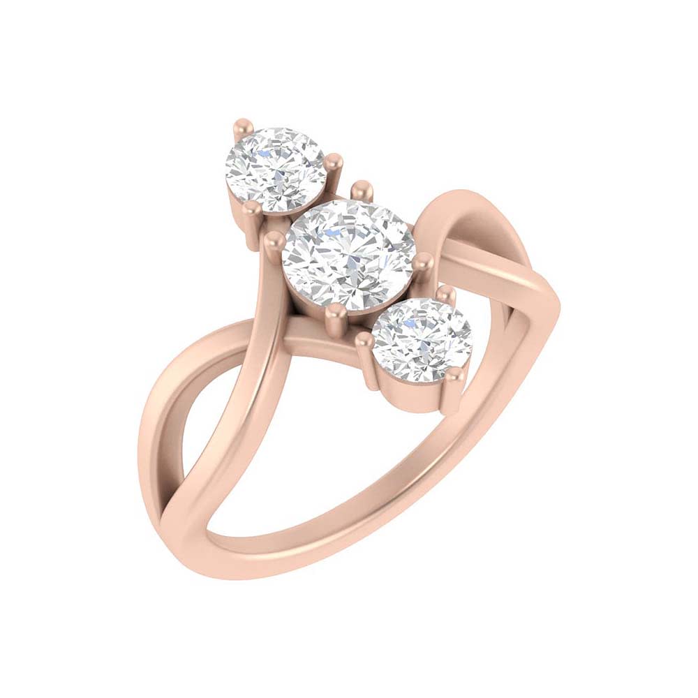 Trilogy Plait of Lab diamonds