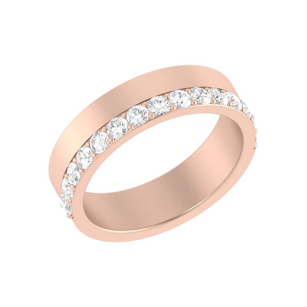 5mm Lab diamond band