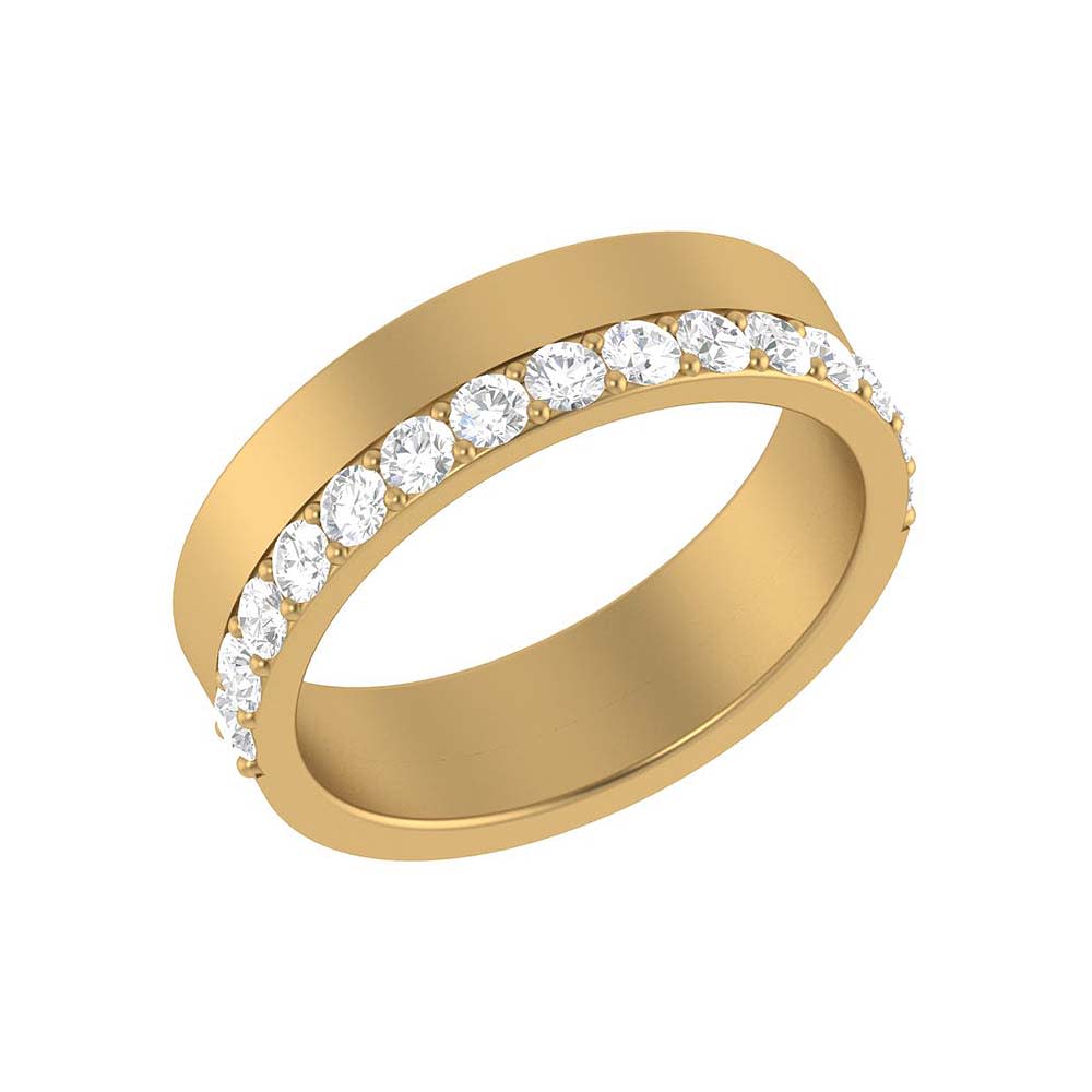 5mm Lab diamond band