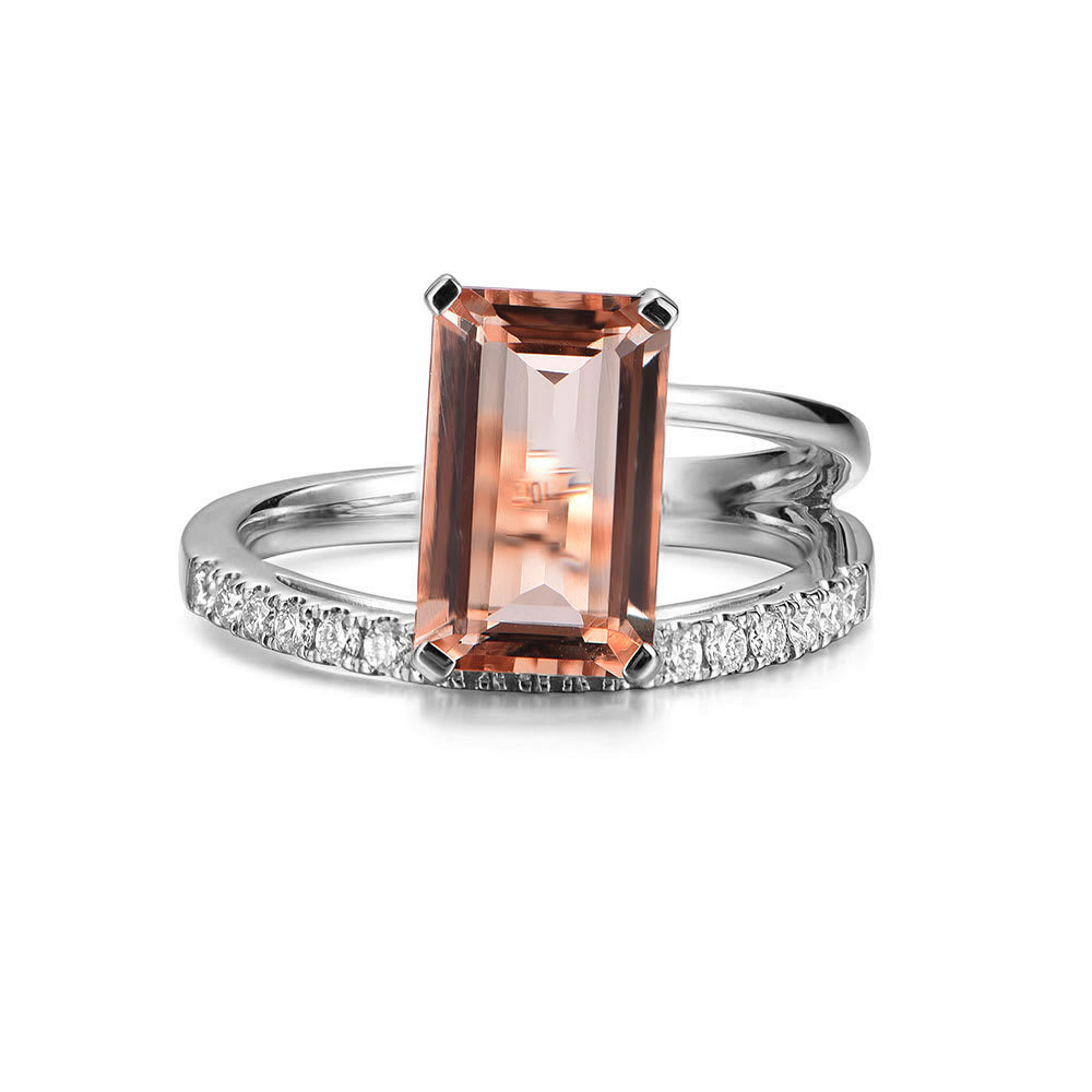 Morganite Wrap Ring