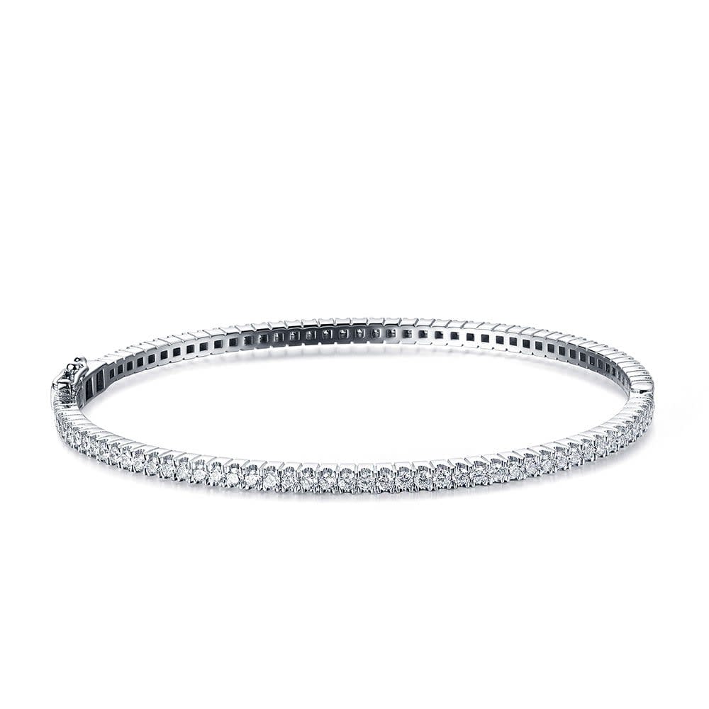 Round Diamond Full bangle