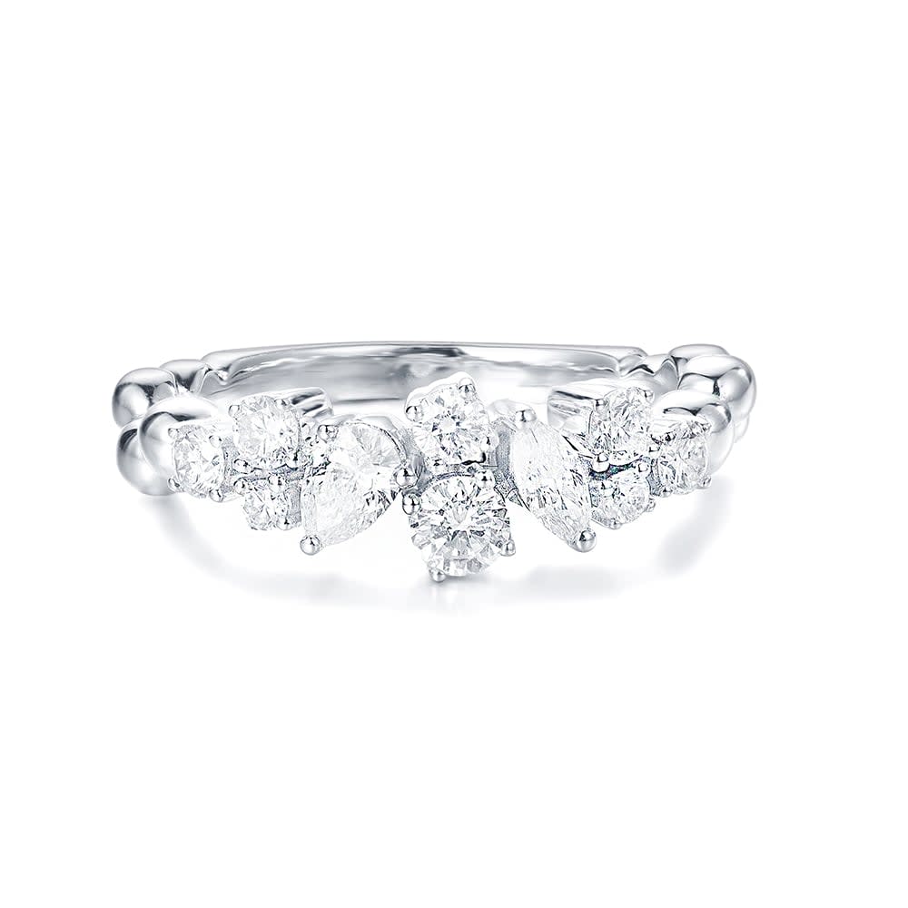 Multi Shape Diamond Band