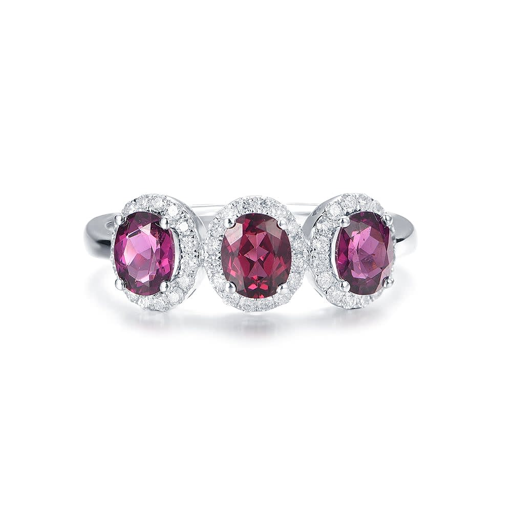 Trilogy Rhodolite Ring