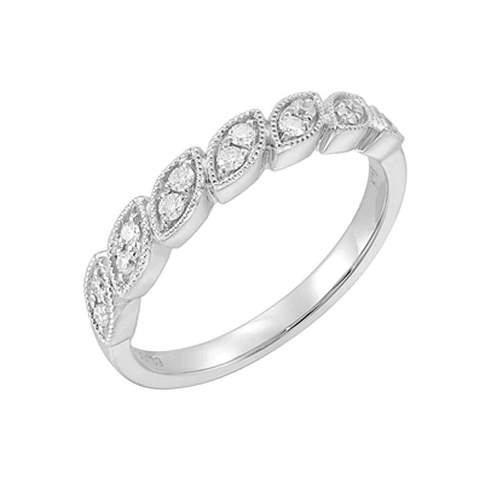 Marquise pattern wedding ring3249
