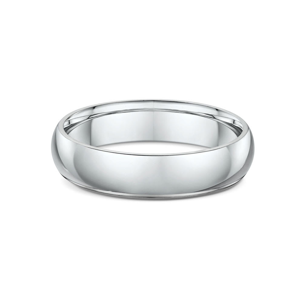 Plain Platinum Wedding Band
