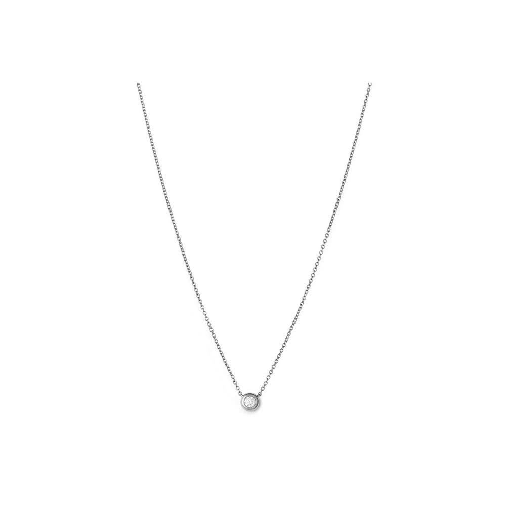 Bezel set diamond necklace | Temple & Grace AU
