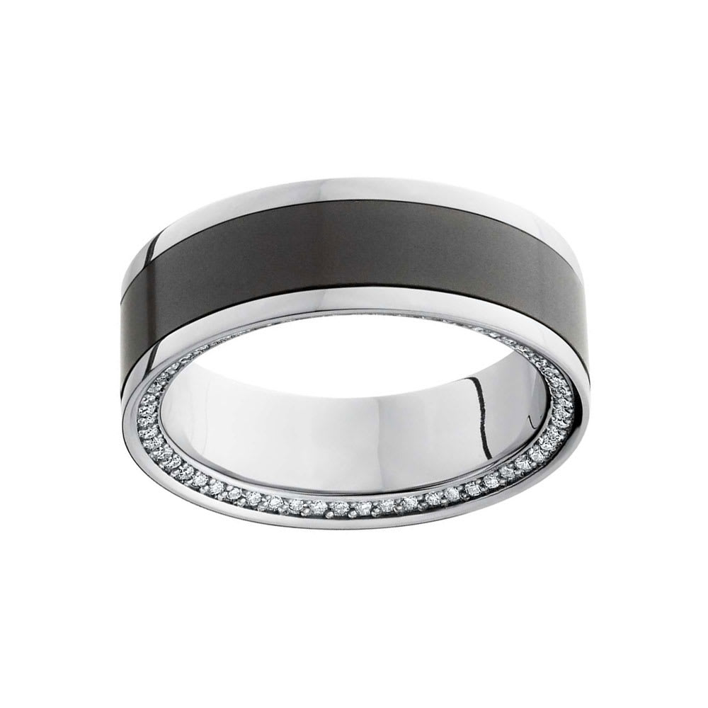Beveled Black Diamond Elysium Ring | Temple & Grace AU