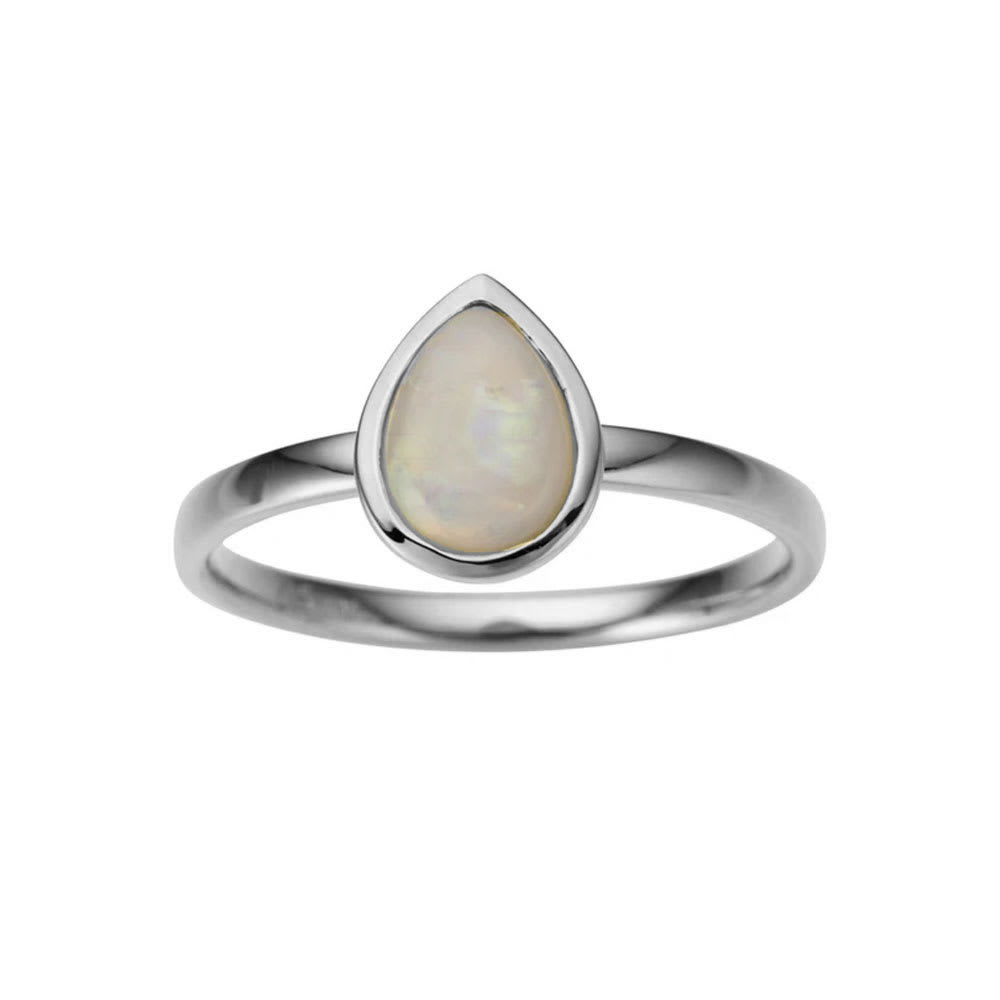 Opal Pearshaped Ladies Ring | Temple & Grace AU